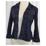 Ann Taylor Crop Trousers and Denim Jacket, Size 12