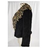 Cedrics Lux Fur Collection Laser Cut Rabbit Fringe Collar & Scarf