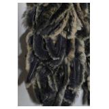 Cedrics Lux Fur Collection Laser Cut Rabbit Fringe Collar & Scarf