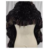 Cedrics Black Fur Wrap