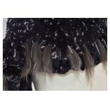 Cedrics Black Fur Wrap