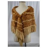 Knitted Mink Stole