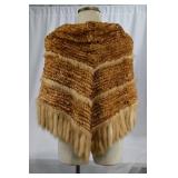 Knitted Mink Stole