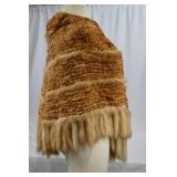 Knitted Mink Stole
