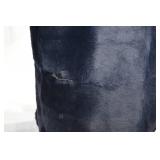 Vintage Reversable Navy Blue Fur Coat