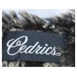Cedrics Fur Vest with Hood, Small
