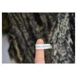 Cedrics Fur Vest with Hood, Small