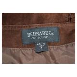 Bernardo Collection Suede Skirt
