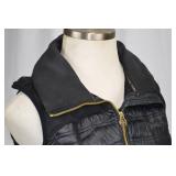Black Michael Kors Quilted, Zip Vest, Size M
