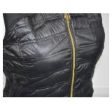 Black Michael Kors Quilted, Zip Vest, Size M