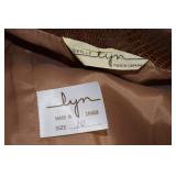 Lyn Snakeskin Jacket, Size 10