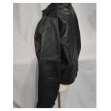 Vintage Leather Jacket with 80s Styling