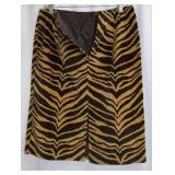 Talbots Zebra Print Skirt, 10P