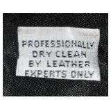 Lanna Black Leather Skirt, Sz 6