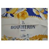Vintage Boucheron, Paris Silk Scarf