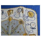 Vintage Rolex Geneva 100% Silk Scarf