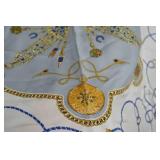 Vintage Rolex Geneva 100% Silk Scarf