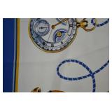 Vintage Rolex Geneva 100% Silk Scarf