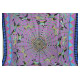 Vintage Louis Feraud Silk Scarf, Carousel Motif