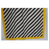 Vintage Black Striped Echo Scarf with Tag