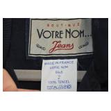 Votre Nom Black Jean dress