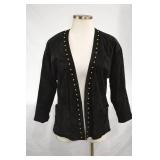 Lanna black suede Blazer
