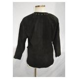 Lanna black suede Blazer