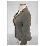 Max Mara herringbone blazer/ 8