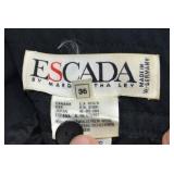 Escada Black skirt. 36