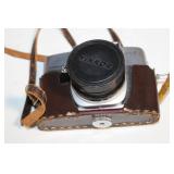 Vintage Nikkorex 35mm Film Camera with Leather Case