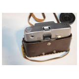 Vintage Nikkorex 35mm Film Camera with Leather Case