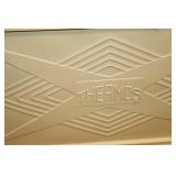 Vintage Thermos Brand Cooler with Red and White Design