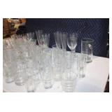 Collection of 40 Assorted Glassware - Tumblers, Pilsners, and Mugs