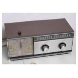 Vintage Philco AM/FM Woodgrain Alarm Clock Radio