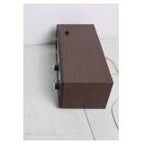 Vintage Philco AM/FM Woodgrain Alarm Clock Radio