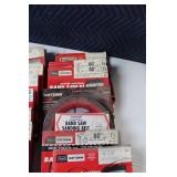 Lot of Craftsman Wood Cutting Band Saw Blades and Sanding Belts with Assorted Cleaning Pads