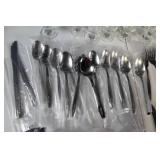Republic Airlines Vintage Collection - Silverware and Glassware Set - Republic Airlines System Timetable