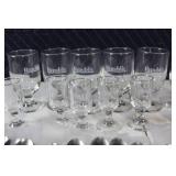 Republic Airlines Vintage Collection - Silverware and Glassware Set - Republic Airlines System Timetable