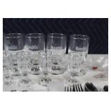 Republic Airlines Vintage Collection - Silverware and Glassware Set - Republic Airlines System Timetable