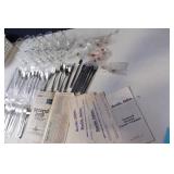 Republic Airlines Vintage Collection - Silverware and Glassware Set - Republic Airlines System Timetable