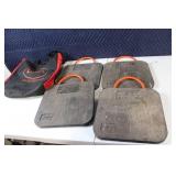 Set of 4 Dica Outrigger Pads with Carry Bag