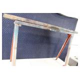 Used Adjustable Metal Foldable Sawhorse with 43" Length