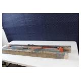 Used Adjustable Metal Foldable Sawhorse with 43" Length