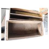 Collection of Vintage Tools and Boxes Including Pepsi Crate and Cast Iron Items