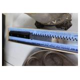 Assorted Collection with Antique Lantern, Vintage Lunchbox, and More