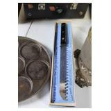 Assorted Collection with Antique Lantern, Vintage Lunchbox, and More