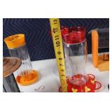 Collection of Bird Feeders with Bird Stop Protective Mesh