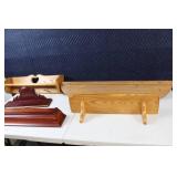 Set of 4 Vintage Wooden Wall Shelves - Various Designs