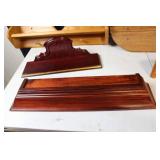 Set of 4 Vintage Wooden Wall Shelves - Various Designs