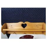 Set of 4 Vintage Wooden Wall Shelves - Various Designs